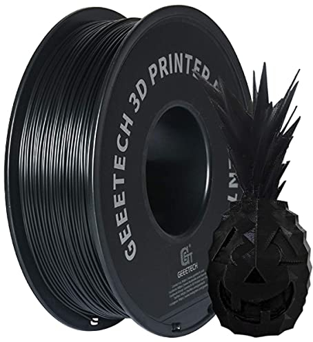 GEEETECH ABS Filament 1.75mm Schwarz, Drucker 3d Filaments 1KG 1 Spool