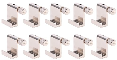 SOFT-RAIL® 10 St. Bilderhaken Profil, Silber | Zubehör Galerieschienen & Bilderschienen