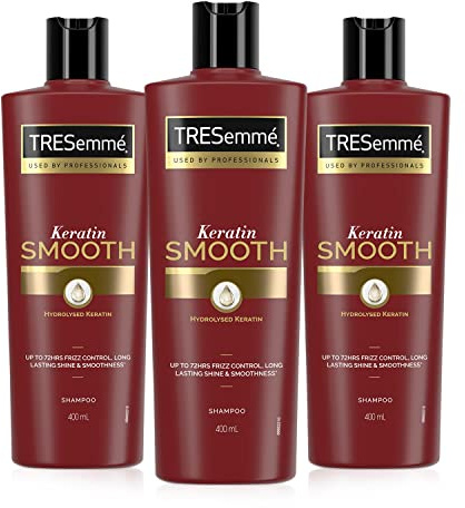 TRESemme Pro Collection Keratin Smooth Shampoo 400ml - 3 Stück pro Pack