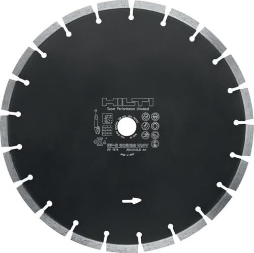 1x Hilti Universal Diamanttrennscheibe SP-S, 230/22 mm, Premium, für Beton und Naturstein, Nass- und Trockenschnitt #2233584