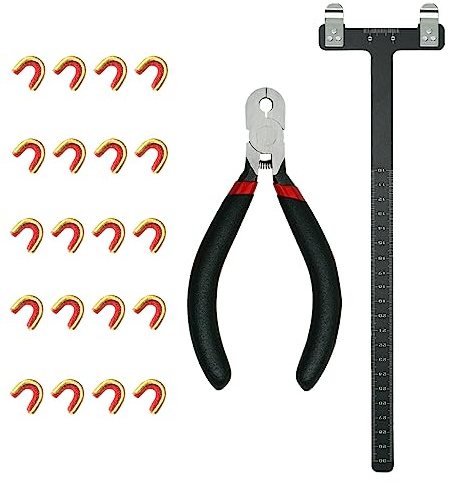 THREE ARCHERS Bågsenor Nock punkt set T-formad bågkvadrat med tång för recurvebåge, bågskytte tillbehör