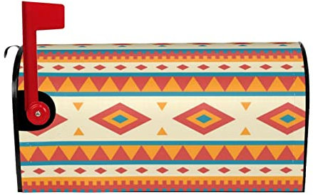 ASEELO Native American Mailbox Cover, Magnetic Mailbox Protector, Garden Mailbox Covers, Fashionable and Beautiful, Durable.