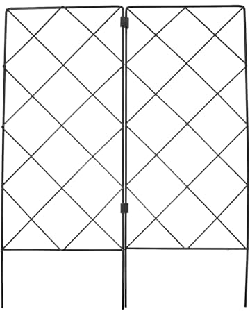 OFFSCH Foldable Garden Trellis Stand for Climbing Plants - Multi-Functional Plant Support Bracket for Vines Cucumbers Loofahs - Stable Vertical Growth Holder for Home and Garden Use
