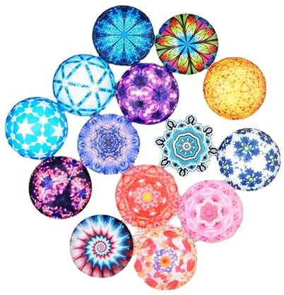 200 Stück Muggelsteine Bunt Glasnuggets Bunt Gemischte Farbe Glassteine Glassteine Bunt Zum Basteln Für DIY Halskette Anhänger Foto Schmuckherstellung (5,45MM)