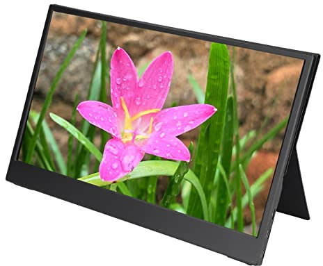 Pantalla IPS de 13,3 Pulgadas, 1440P, Doble Altavoz, Monitor de Juegos con Efecto de Sonido para Teléfonos, Ordenador, Compatible con Carcasa de Aleación de Aluminio (normativa
