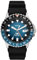 Fossil Blue uhr für Herren, GMT Uhrwerk mit Edelstahl- oder Lederarmband, Blau, 46MM