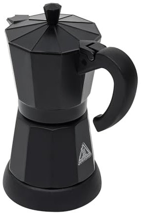 Chensyo Moka elettrico Con Base 300 ML Caffettiera Portatile Per Preparare Diversi Tipi Di Caffè Per La Casa Ufficio Caffè (nero)