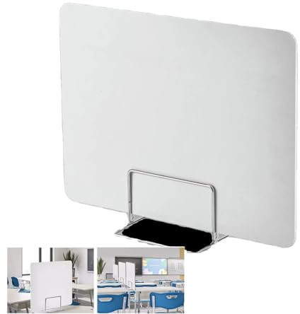 Trennwand für den Schreibtisch, Schallschutz, abnehmbar, für Studenten und Büro, 50 x 30 cm