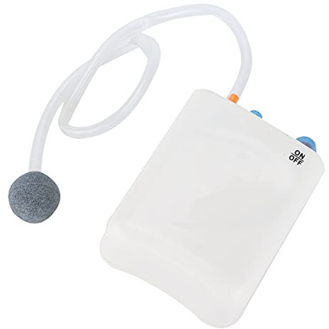 DC-125 Sauerstoffpumpe Tragbare Batteriebetriebene Luftpumpe Aquarium Sauerstoffdiffusor für Aquarium Aquarium Professionelles Zubehör für den Einsatz