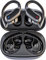 TRAUSI Wireless Earbuds Bluetooth Headphones, Bluetooth 5.3 Stereo Over Ear Buds,Noise Cancelling Mic, IPX7 Waterproof Headset for Workout/Running,Black