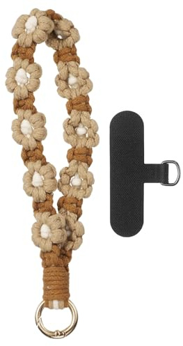 PATIKIL Porte-clés bohème en macramé avec coussinet en forme de T