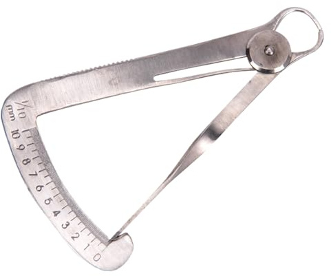 misurazione del metallo - Calibro del triangolo di precisione, dentista in acciaio inossidabile | Calibrazione della calibrazione 'utensile dentale ad alta precisione, spessore manuale corona