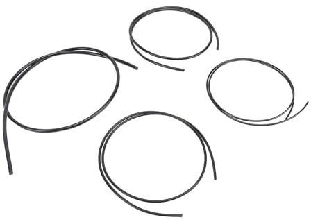 ZASCHMOY Des Cordes de ukulélé Premium Ensembles avec un Matériau élastique pour Des Performances Améliorées, Kit de Barreaux de Remplacement de Basse et ukulélé de 31 Pouces, Noir