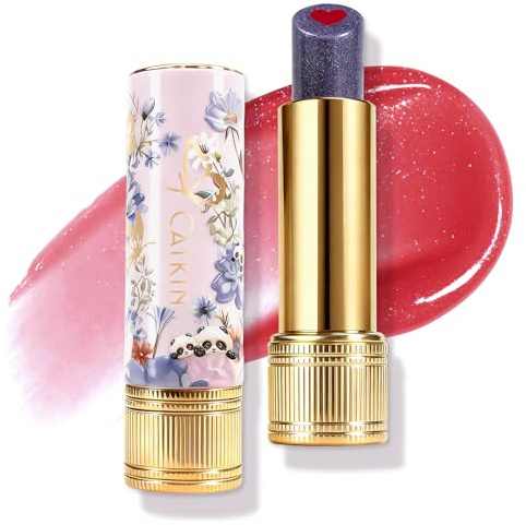 CATKIN Lippenbalsam und Lippenstift in Einem, Getönter Lippenbalsam mit Geschmack, Lippenpflege mit Farbe für Sehr Trockene Lippen, Feuchtigkeitsspendend, Pflegend, Natürlich, Glänzend, Vegan, 3,6 g