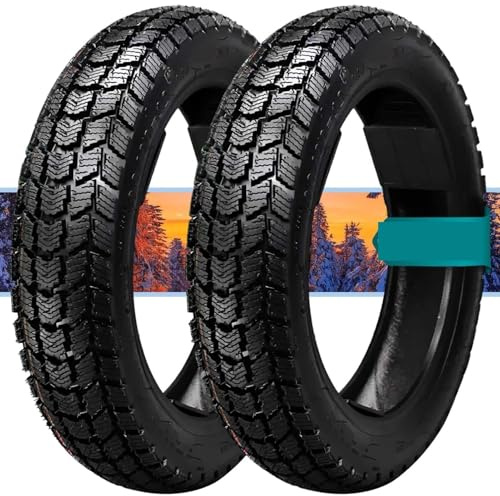 3.50-12 Winter-Motorradreifen Tubeless Allrad-Traktion 3.50x12 8PR 64J 3.50 12 300kPa Vorne Hinten(2pcs)