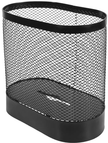 WOONEKY Metallhållare för Kattsandskopa med Spraybeläggning Robust Kattbajsskopställ och Kattunge Avfallshanterare i Elegant Design för Långvarig Användning och Organisering