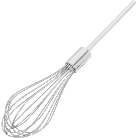 HAKIDZEL Frusta Spirale in Acciaio Inossidabile Argento per Miscelatore da Cucina, Accessorio per Trapano, Migliora L'efficienza di Miscelazione in Cucina Riutilizzabile