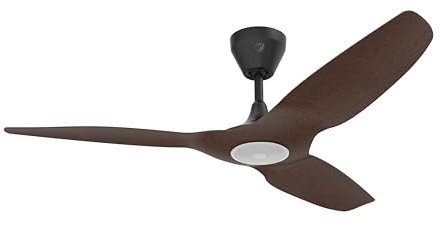 Big Ass Fans – Haiku L, Smart Ceiling Fan – Energy Efficient Cooling for Home, Bedroom, Office, Living Space, and More – 16 Lighting Settings with 7 Speed Settings – 52” - Cocoa/Black