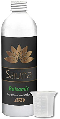 IDRO BATH Fragranza Aromatica BALSAMIC concentrata 250ml + Bicchierino dosatore - Profumi per Sauna