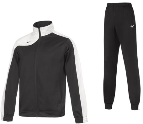 Mizuno Team Knitted - Tuta da uomo XL, colore: Nero/Bianco