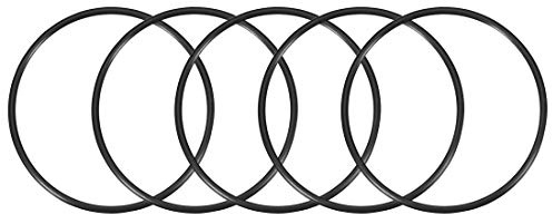 sourcing map 5 Stück O-Ringe Dichtungsringe, 110mm Außendurchm. 102mm Innendurchm. 4mm Breite Metrische Nitrilkautschuk Gummi Dichtung für Sahnespender Poolpumpe Schnellkupplung Kaffeebecher