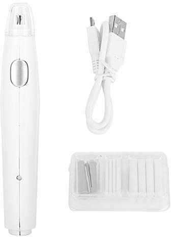 Elektrischer Radiergummi Set mit USB-Ladegerät, tragbar, 600 mAh, inkl. 16 Ersatzminen, weiß, für Künstler und Studenten | USB-aufladbarer elektrischer Radiergummi für Künstler 600mAh, 16 Ersatzminen