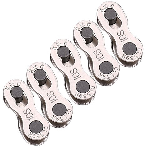 5 Paires de Maillons de Chaîne de Vélo, Raccord de Chaîne En Acier à Vitesse Rapide Avec Raccord de Chaîne de Vélo 8/9/10(9 speed)