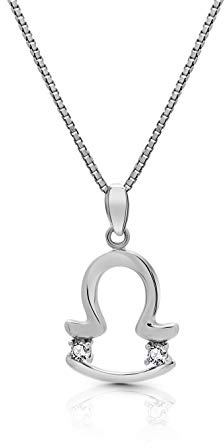 AMITSCHI® Sternzeichen-Kette aus 925 Sterling Silber - [verstellbare Sternzeichenkette für Damen] Perfekte Geschenkidee - Einzigartiges Sternzeichen Design - PREMIUM Qualität & 100% Schadstofffrei