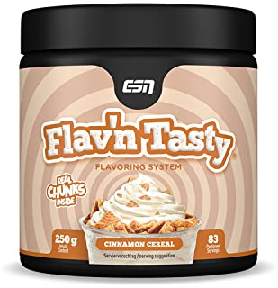 ESN Flavn Tasty Flavour, Cereali alla Cannella, 250g, Vegano, Inulina, Aroma in Polvere