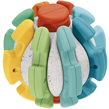 Chicco Steckspiel zum Zusammenbauen mit 10 bunten Elementen, aus recyceltem Kunststoff, Lernspiele 1 Jahr – 3 Jahre