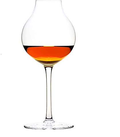 HNGM Tumblers Whiskey Shot Glass Onion Shape Design Whiskey Glass Brandy Tasting Sieve Chivas Clean Glass (Capacity : 245ml, Color : 1 Pcs Glass)