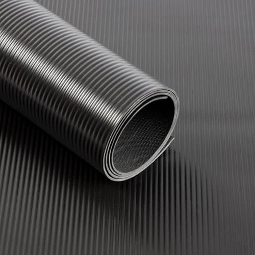 KARAT Revêtement de Sol antidérapant en PVC Strips| Parquet Ignifuge pour Zones d'entrée/espaces commerciaux| Tapis en Vinyle pour intérieur/extérieur, résistant au feu, épaisseur 2 mm (120 x 900 cm)