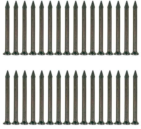 OMOTOOL Betonnägel (80 Stück), Zement Nägel Kohlenstoff Stahlnägel zum Aufhängen von Bildern und Holzbearbeitung，Anzug für Trockenbau und Kiefer (40mm)