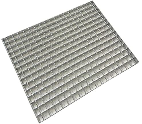 Premium Schweißpressrost Gitterrost Wahlweise 100x120,100,oder 70cm Maschenweite 30x30 mm Podest Treppe verzinkt (100x100cm 30/30mm)