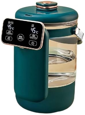 ZMIN Instant Water Dispenser 1350W Instant Hot Water Dispenser Large Display Home Office Desktop Electric Kettle Thermostat Water Pump Fast Heating,Green,2.5L