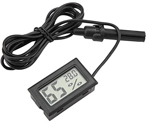 Thermomètre Hygromètre USB, Hygromètre Intérieur Compteur de Cigares Hygromètre Reptile Hygromètre Numérique Température humidité Thermomètre Hygromètre, pour Couveuses