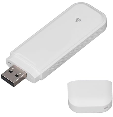 Hotspot WiFi Portable 4G pour Les Voyages, Modem USB 4G LTE, WiFi Portable 150 Mbps Connectez jusqu'à 8 Appareils pour Réseau 3G 4G, Téléphones Portables, PC, Emplacement pour