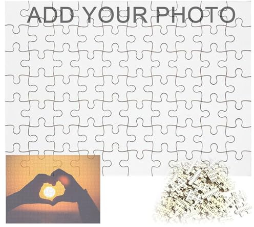 GJXWD Personalisiertes Foto-Puzzle 5000/4000/3000/2000/1500 Teile, Fotopuzzle Selbst Gestalten, Individuelles Puzzle mit Bild, Puzzelmatten Gestalten, Personalisiertes Geschenk,4000Pcs
