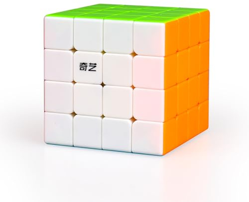 XMDCuber QY Toys Qiyuan S3 Speed Cube 4x4 Stickerless 59mm, Magic Cube 4x4x4 Suitable for Children and Adult Educational Toys