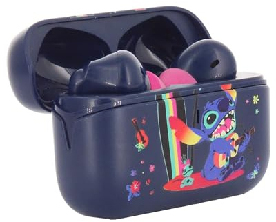 Buds Midnight Stitch Kabellose Bluetooth Ohrhörer - In Ear Kopfhörer mit Mikrofon, über 28 Stunden Wiedergabezeit, Aktive Geräuschunterdrückung Ohrhörer mit IPX4-Zertifizierung und kabellosem Ladecase