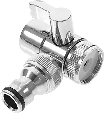 NULYLU Kitchen Tap Adapter Diverter Valve Sink Faucet to Hose Adapter Washing Machine