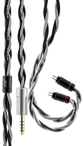 Moondrop Atami Kopfhörer-Upgrade-Kabel mit 4,4 mm voll symmetrischem Stecker ohne Mikrofon (0,78 mm, 2-polig)