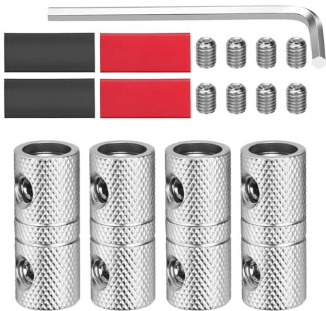 0 Gauge Wire Stereo Car Metal Terminals Butt Connectors Car Stereo Power Or Ground Wire Splices Coupler