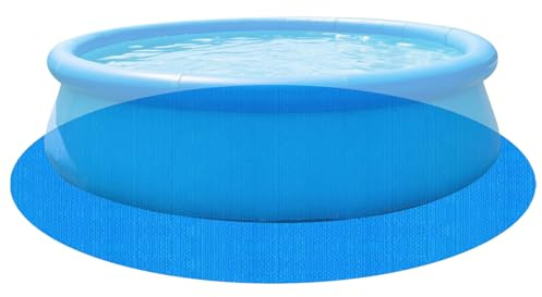 Pestre di terra rotonda in piscina, fodera della piscina rotonda, fodere della piscina per piscine fuori terra, protezione del tappetino a terra per prevenire il telo macina