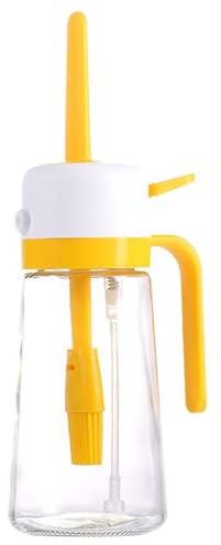 Bottiglia dispenser per olio d'oliva, bottiglia per aceto, caraffa decanter per cucina, erogazione antigoccia, 295 grammi, erogatore per aceto, set in per cucina e uso domestico