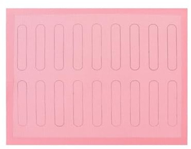 Tappetino Per Impastare Tappetino da forno antiaderente in silicone, teglia, utensile for pasticceria, tappetino for stendere l'impasto, di grandi dimensioni, for torte(Pink 18 circles)