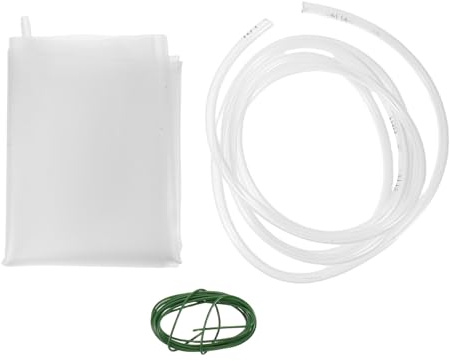 Tofficu Kit Deviatore di Gocciolamento per Perdite da Tetto con Vassoio a Imbuto 50x60 Cm, Tubo di Scarico 2 M e Cinghie di Sospensione, Accessori per Raccolta Acqua Piovana e Protezione