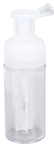 ACOGEDO Flacone Spray per Polvere 110 Ml, Spruzzatore per Spolverino Vuoto Rimovibile Ricaricabile con Chiusura a Prova di Perdite, per Talco per Bambini Parrucchiere (Bottiglia Dritta 110ml)
