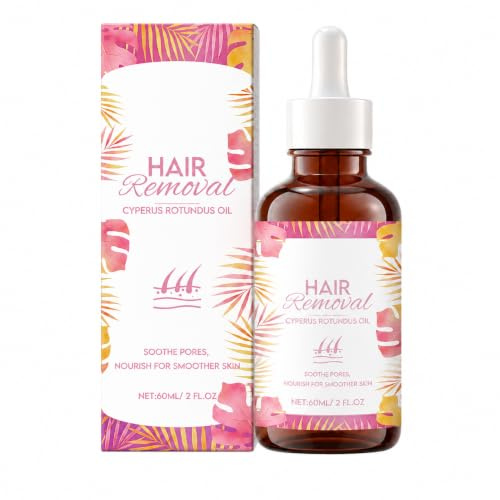 Cyperus Rotundus Oil for Hair Removal, Moisturizing Soothing Skin, Shrink Pores, Reduces Body Hair Growth Cypress Rotundus Oils, Moisturizing Oil For Soothes Sensitive Skin