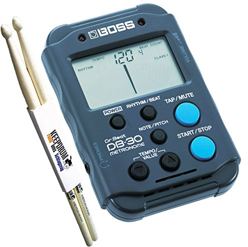 Boss DB-30 Dr Beat Metronom + keepdrum Drumsticks 1 Paar